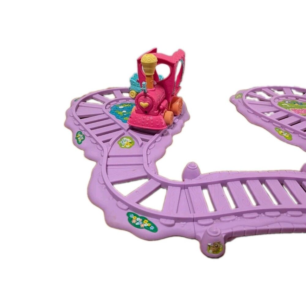 My Little Pony Friendship Express W/ Track. Train Engine & Car. No Pony-Works